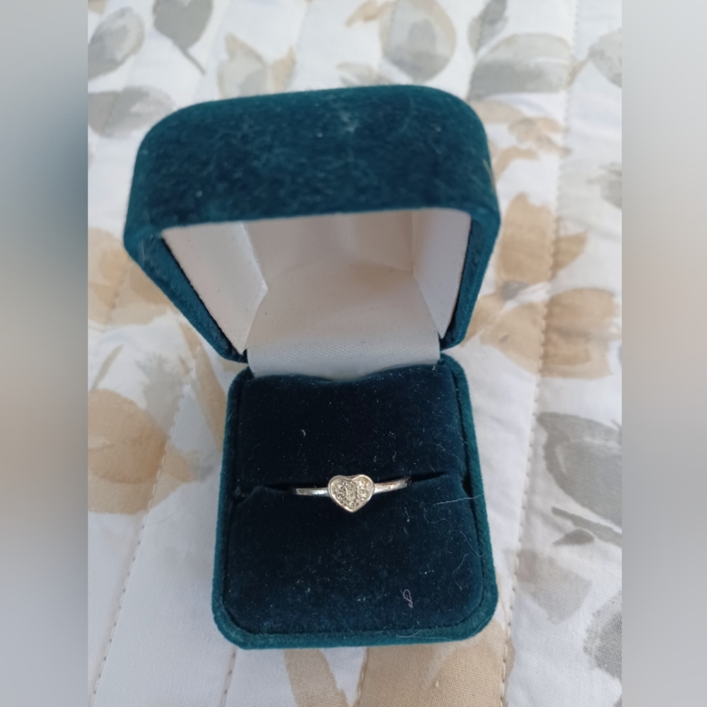 🌸PAVE SPARKLE🌻💛Sterling silver ring S925 sz 7.5